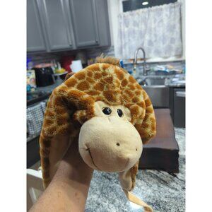 DOLLIBU SOFT PLUSH Giraffe WINTER UNISEX HAT Beanie With Tails